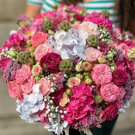 Букет Малиновое вино №161 - Фото 1