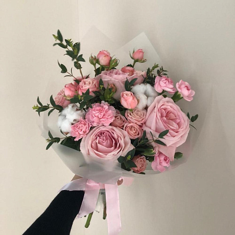 Букет цветов Нежность №351 - Фото 1