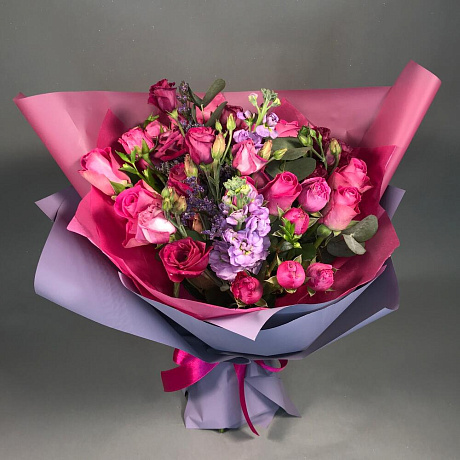Букет цветов Hot pink - Фото 1