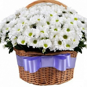 Корзина с цветами №558