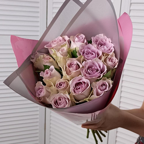 19 роз меритим в авторской упаковке - Фото 1