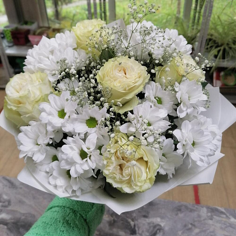 Букет цветов Белый ангел №168 - Фото 1
