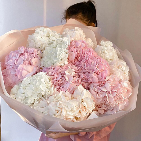 Букет из гортензии №166 - Фото 1
