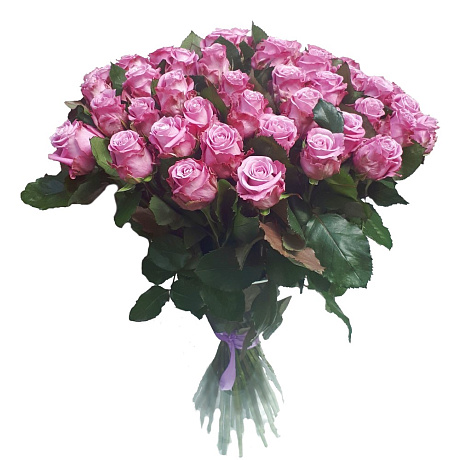 51 Сиреневая роза 50 см - Фото 1