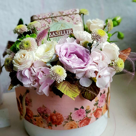 Букет цветов Английский сад - Фото 1