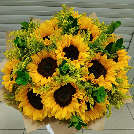 Букет цветов Солнечный №178 - Фото 1