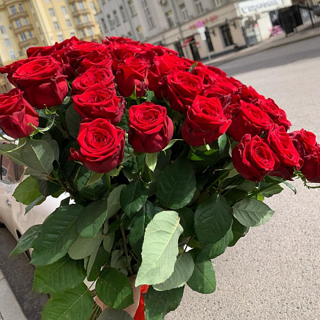 Букет из 19 роз №167 - Фото 1