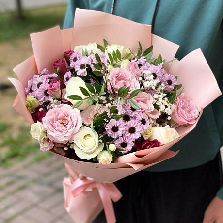 Букет цветов Нежный взгляд №162 - Фото 1