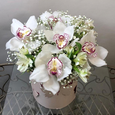 Цветы в коробке №193 - Фото 1