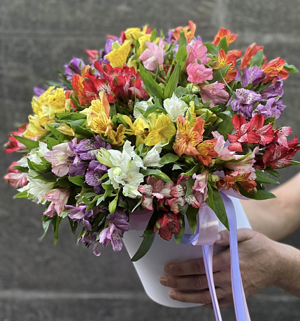 Цветы в коробке «Брызги фонтана» - Фото 1