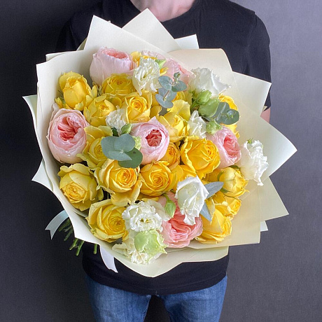 Авторский букет цветов № 219 - Фото 1