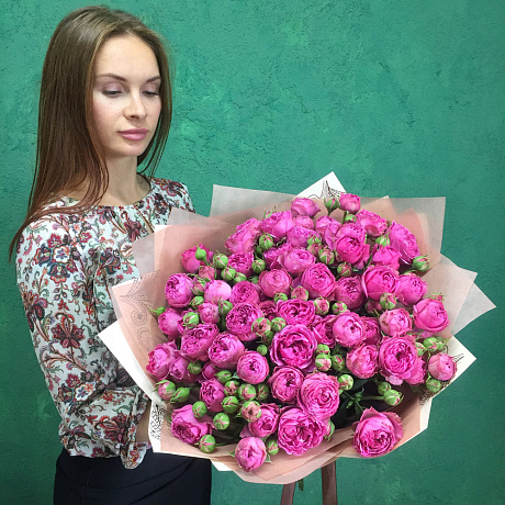 Пионовидная роза Мисти баблс №160 - Фото 1