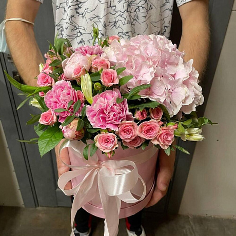 Цветы в коробке №804 - Фото 1