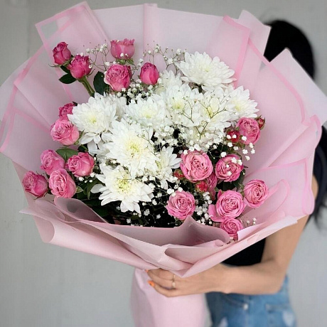 Букет цветов Праздник №162 - Фото 1