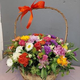 Корзина цветов "Настроение"