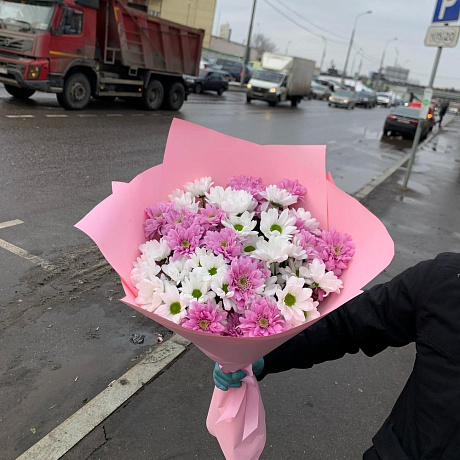 Букет из хризантемы №161 - Фото 1