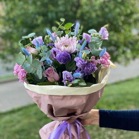 Букет цветов Лунный свет №163 - Фото 1