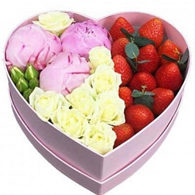 Цветы в коробке №473