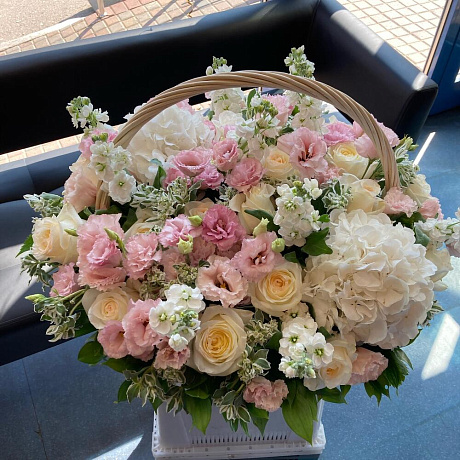 Корзина с цветами №498 - Фото 1