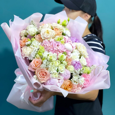 Букет цветов Нежный №198 - Фото 1