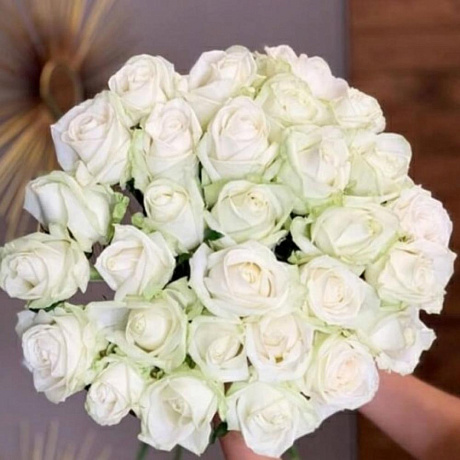 Букет из 29 белых роз №160 - Фото 1