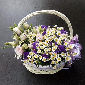 Композиция цветов "Ромашковое поле"