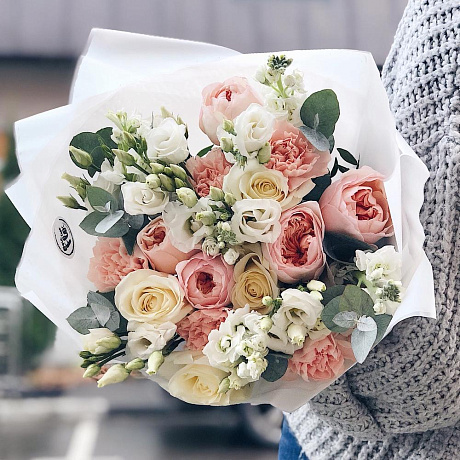 Букет цветов Нежный №186 - Фото 1