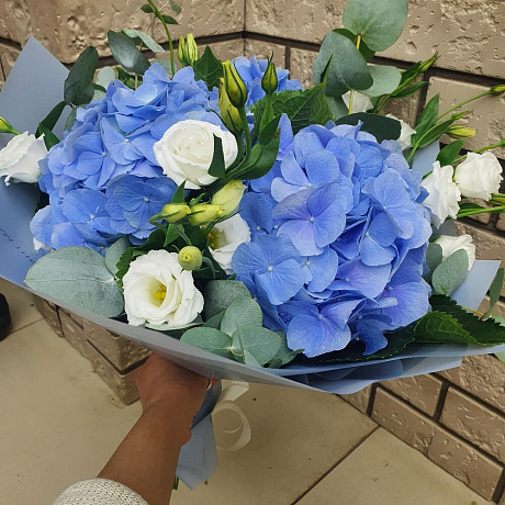 Букет с гортензиями №204 - Фото 1