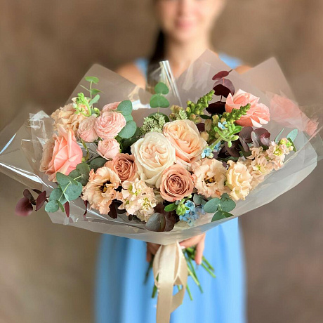 Букет Кофейный мусс - Фото 1