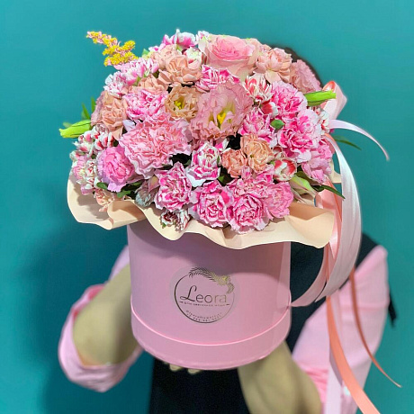 Букет цветов Нежность в розовых оттенках для принцессы №161 - Фото 1