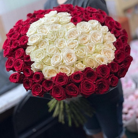 Букет для души из 101 розы