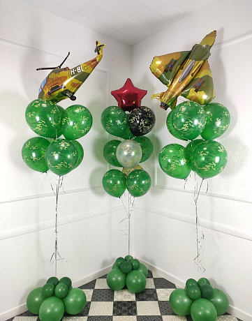 Композиция из шаров Парад - Фото 1