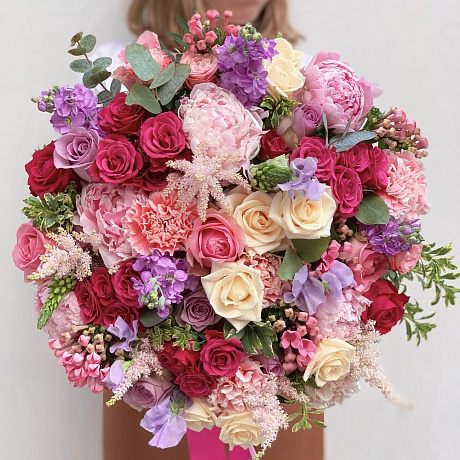 Букет цветов «Яркий букет» №163 - Фото 1