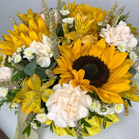 Композиция из цветов «Солнышко»