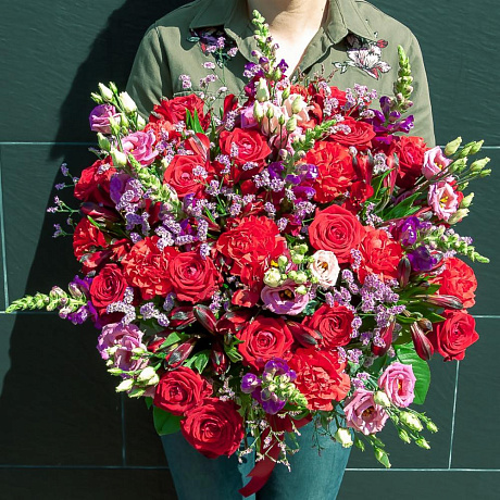 Премиум букет Red №161 - Фото 1