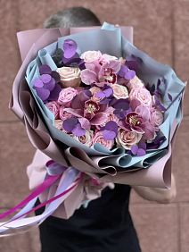 Букет цветов "Волшебство цвета"