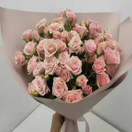 Букетик кустовых роз - Фото 1