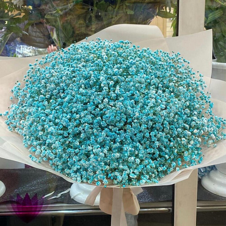 Букет Голубая гифсофила - Фото 1