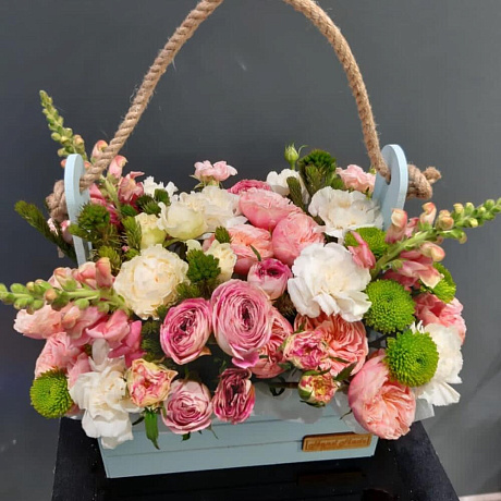 Ящик из цветов №166 - Фото 1