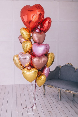 Композиция из шаров Чувства - Фото 1