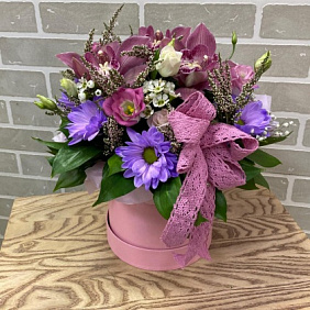 Цветы в коробке №964