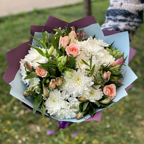 Букет цветов Теплая встреча №165 - Фото 1