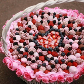 Корзина с цветами «Стокгольм»