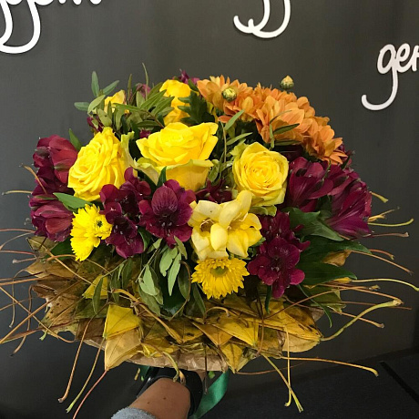 Букет цветов Сентябрь №160 - Фото 1