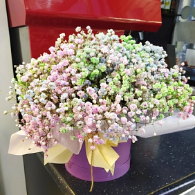 Букет цветов "Радуга в ладошках"