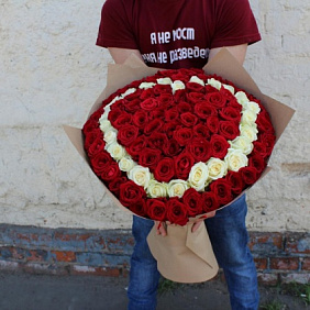 Сердца из розы №164