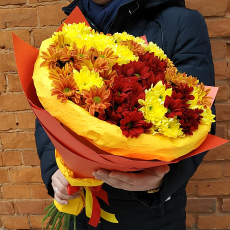 Букет цветов Пламя из искры - Фото 1