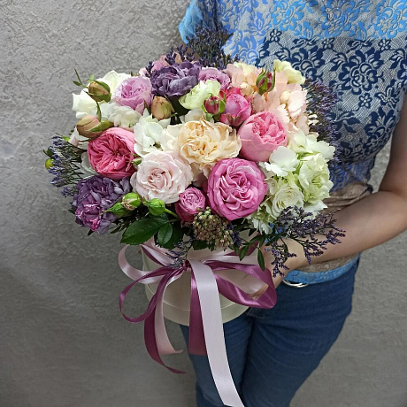 Цветы в коробке №956 - Фото 1