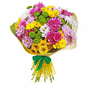 Букет кустовых хризантем "Флави"