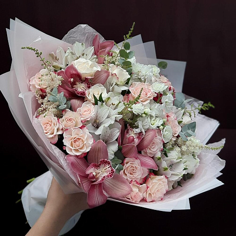 Букет цветов Нежный №206 - Фото 1